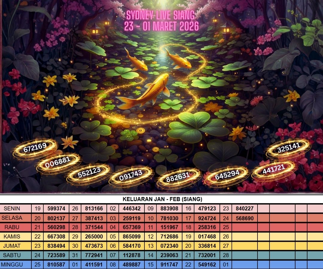 SYDNEY LIVE SIANG 23 - 01 MARET 2026